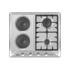 FERRE 60CM STAINLESS STEEL 2 BURNER 2 ELECTRIC PLATE BUILT-IN HOB