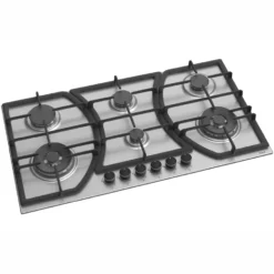 FERRE 90CM STAINLESS STEEL 6 BURNER  GAS BUILT-IN HOB
