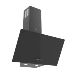 FERRE 60CM BLACK GLASS ANGLED EXTRACTOR FAN