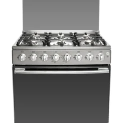 ZERO 90X60 FREESTANDING 6 BURNER GAS STOVE STAINLESS STEEL