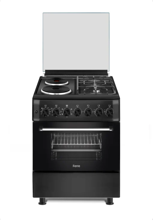 FERRE 60X60 FREESTANDING 2 GAS 2 ELECTRIC COMBO STOVE