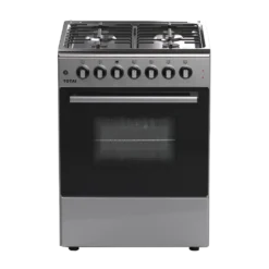 TOTAI 60x60 4 BURNER GAS STOVE WITH ELECTRIC OVEN STAINLESS STEEL