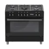 TOTAI 90CM 5 BURNER GAS STOVE WITH GAS OVEN MATT BLACK